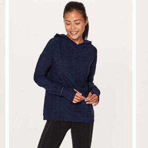 Lululemon Extra Mile Hoodie in Heathered Hero Blue